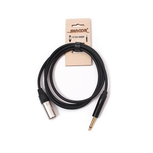 Инструментальный кабель Shnoor IC124-XMJM, XLRM-6.35 мм, моно, 3 м