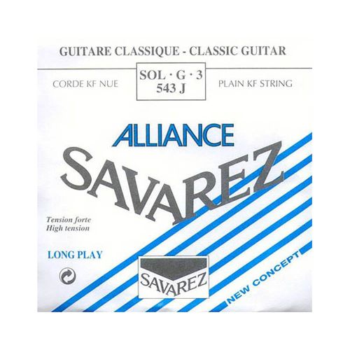 Струна для классической гитары Savarez Alliance 543J High Tension Соль (G)