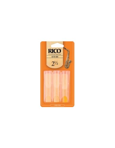Трости для альт саксофона Rico №2,5 (3 шт)