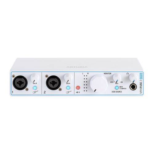 Внешняя звуковая карта Arturia MiniFuse 2 White OTG