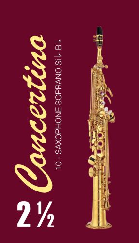 Трости для сопрано саксофона Fedotov Reeds Концертино №2,5 (10 шт)