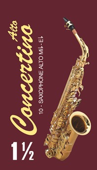 Трости для альт саксофона Fedotov Reeds Концертино №1,5 (10 шт)