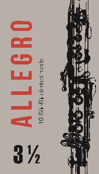 Трости для кларнета Fedotov Reeds Allegro №3,5 Bb (10 шт)