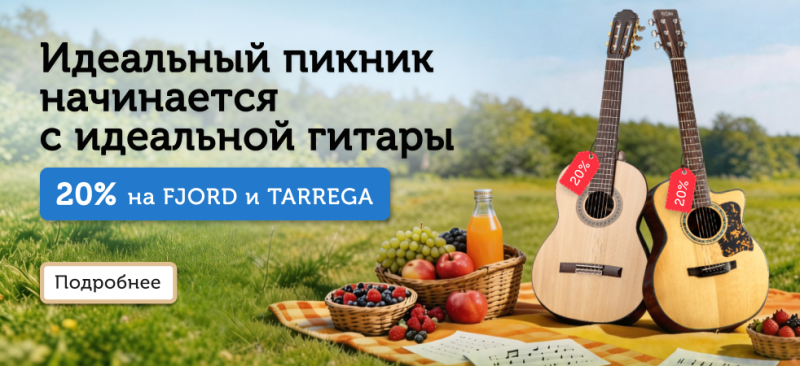 Идеальный пикник начинается с идеальной гитары