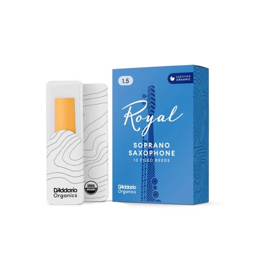 Трости для сопрано саксофона Rico Royal №1,5 (10 шт)