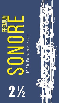 Трости для кларнета Fedotov Reeds Sonore №2,5 Bb (10 шт)