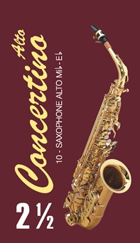 Трости для альт саксофона Fedotov Reeds Концертино №2,5 (10 шт)