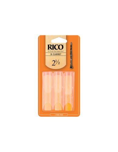 Трости для кларнета Rico №2,5 Bb (3 шт)