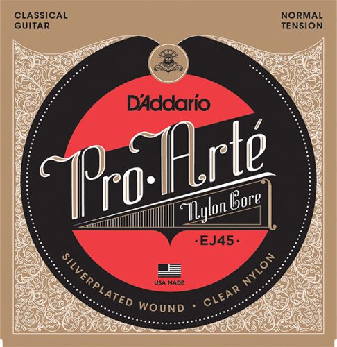 Струны для классической гитары D'Addario Pro-Arte EJ45 Normal (6 шт)