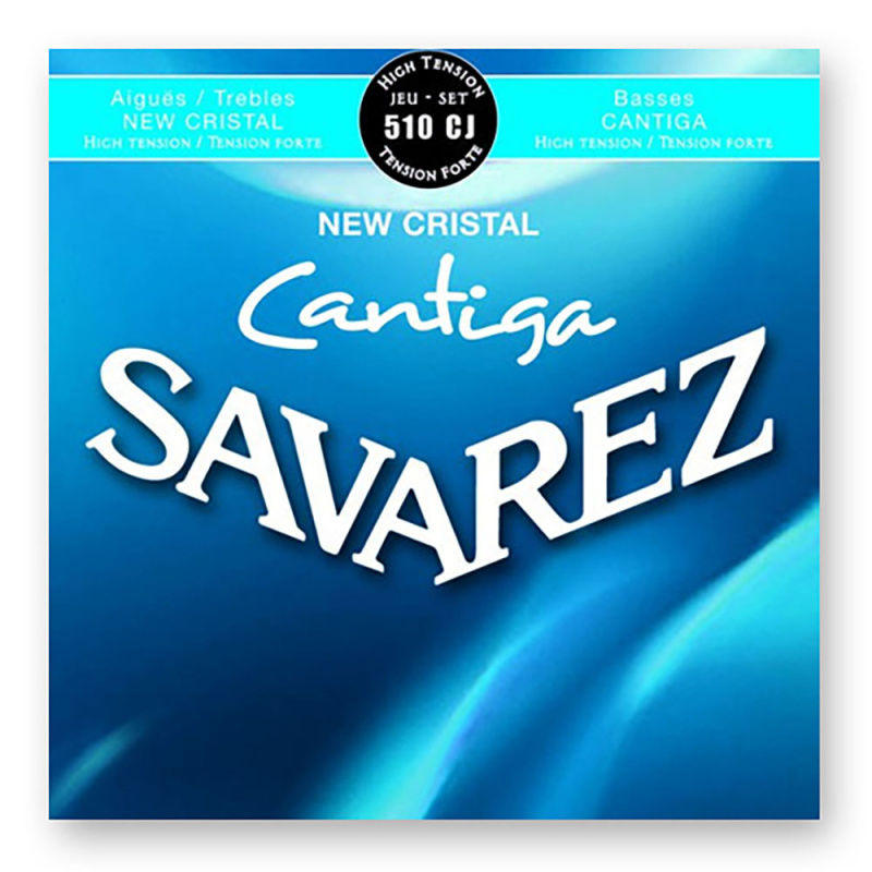 Струны для классической гитары Savarez New Cristal Cantiga 510 CJ High (6 шт)