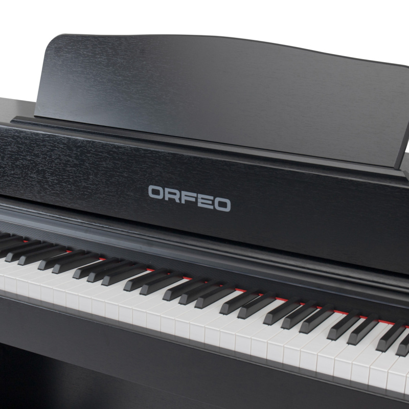 Цифровое пианино Orfeo E-12 черное, с наушниками