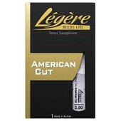 Трость для тенор саксофона Legere American Cut №2 пластиковая
