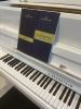 Пианино C. Bechstein Millenium 116 (BU)  белое, полированное, отделка хром, цифровая система Vario