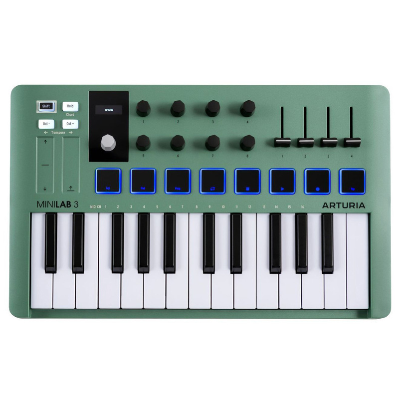MIDI-клавиатура Arturia MiniLAB 3 Mint Edition, 25 клавиш