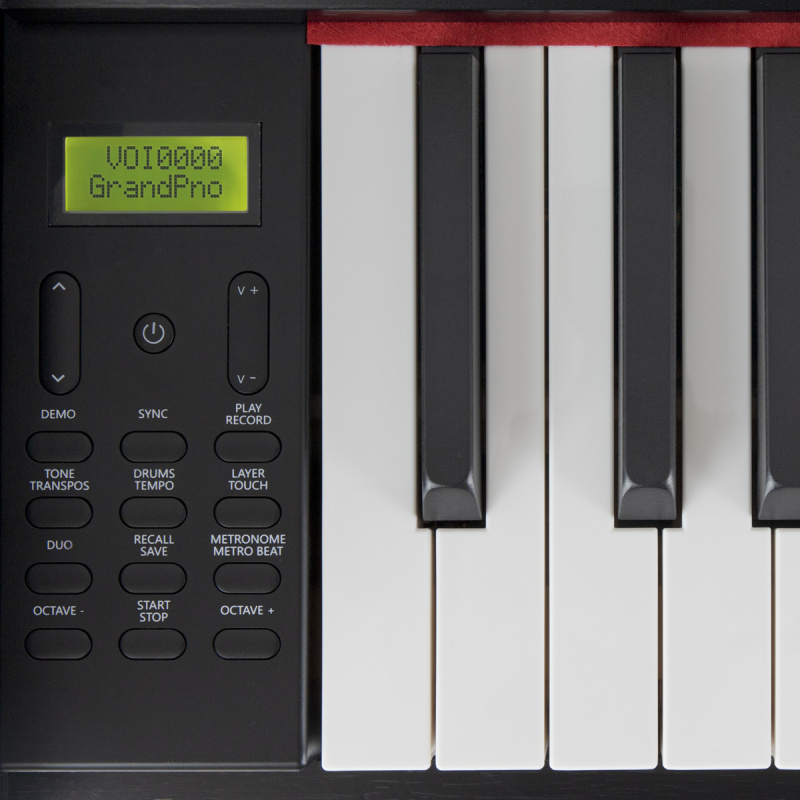 Цифровое пианино Orfeo E-12 черное, с наушниками