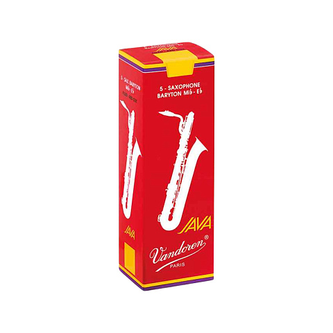 Трости для баритон саксофона Vandoren Java Red Cut filed №2,5 (5 шт)