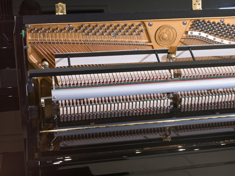 Пианино W. Hoffmann Vision V 112 2019 г.(BU) черное, полированное