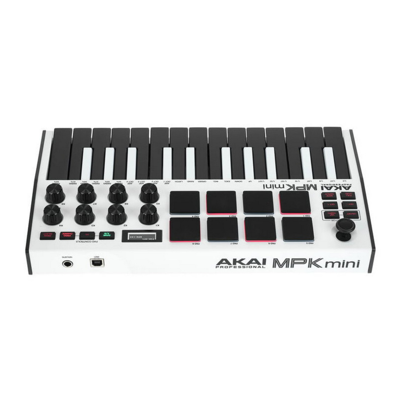 MIDI-клавиатура Akai Pro MPK mini MK3 White, 25 клавиш