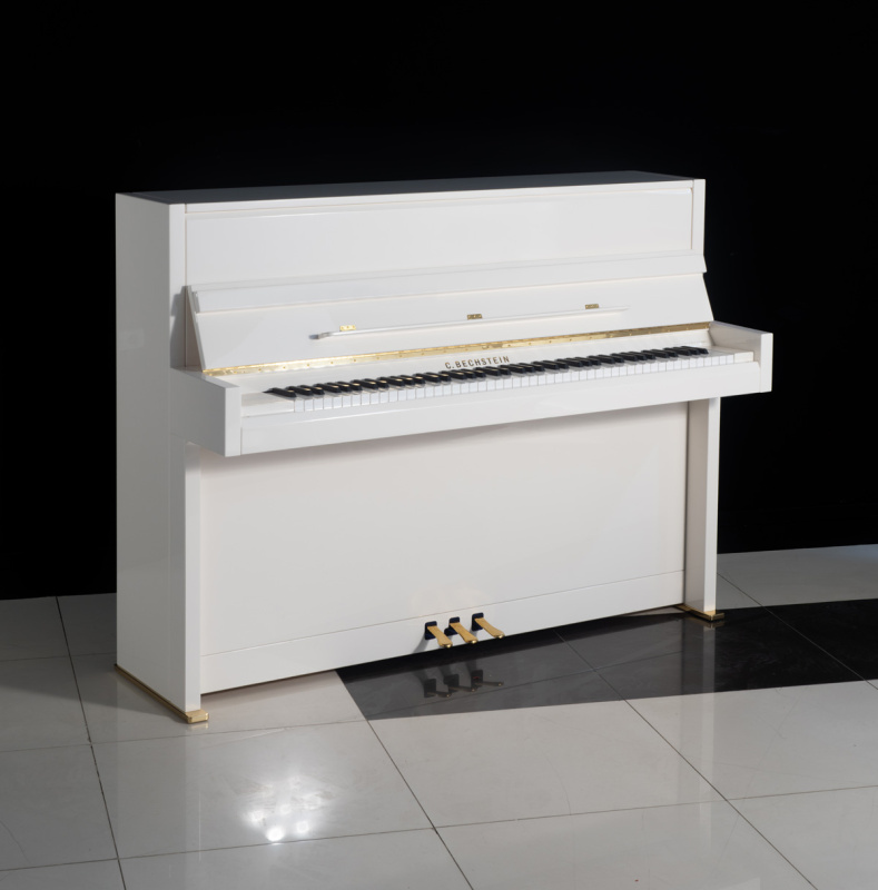 Пианино C. Bechstein Millenium 116K (BU) белое, полированное