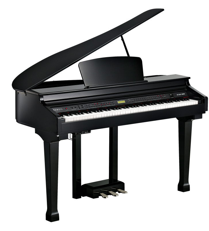 Цифровой рояль Kurzweil KAG100 BP черный, полированный, с банкеткой