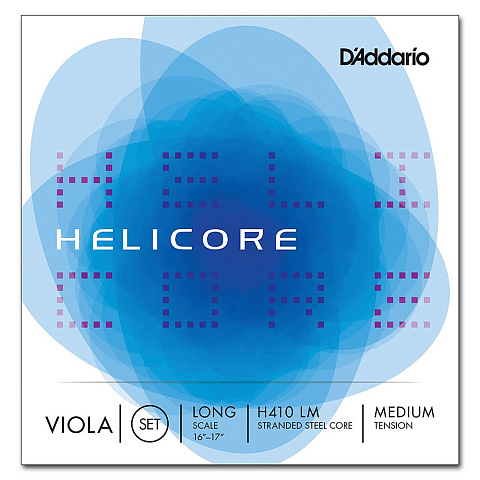 Струны для альта D'Addario Helicore H410 LM (4 шт)