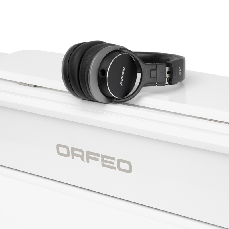 Цифровое пианино Orfeo E-12 белое, полированное, с наушниками