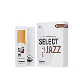 Трости для альт саксофона D'Addario Organic Select Jazz Unfiled №3H (10 шт)