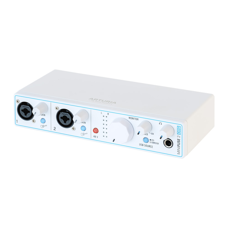 Внешняя звуковая карта Arturia MiniFuse 2 White OTG
