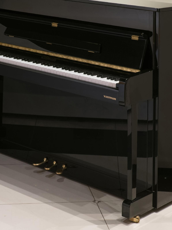 Пианино W. Hoffmann Vision V 112 2019 г.(BU) черное, полированное