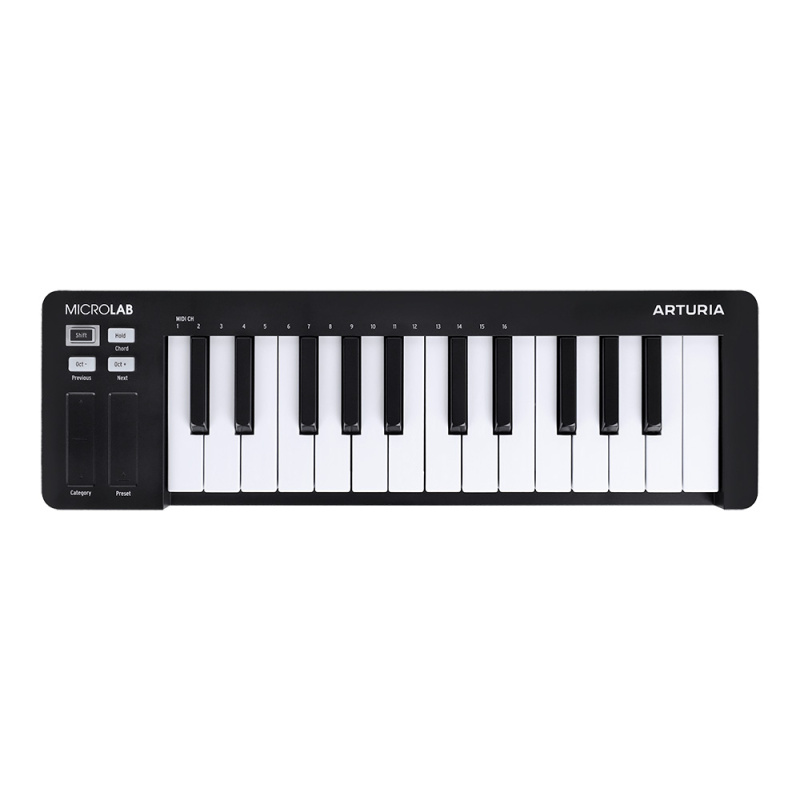 MIDI-клавиатура Arturia MicroLab 3 Black, 25 клавиш