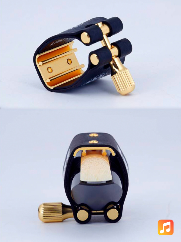 Лигатура для альт саксофона Kuno KL-902 с колпачком