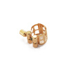 Лигатура для альт саксофона Kuno KL-837S металлическая с колпачком