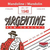 Струны для мандолины Savarez Argentine Loop End 1540 (8 шт)