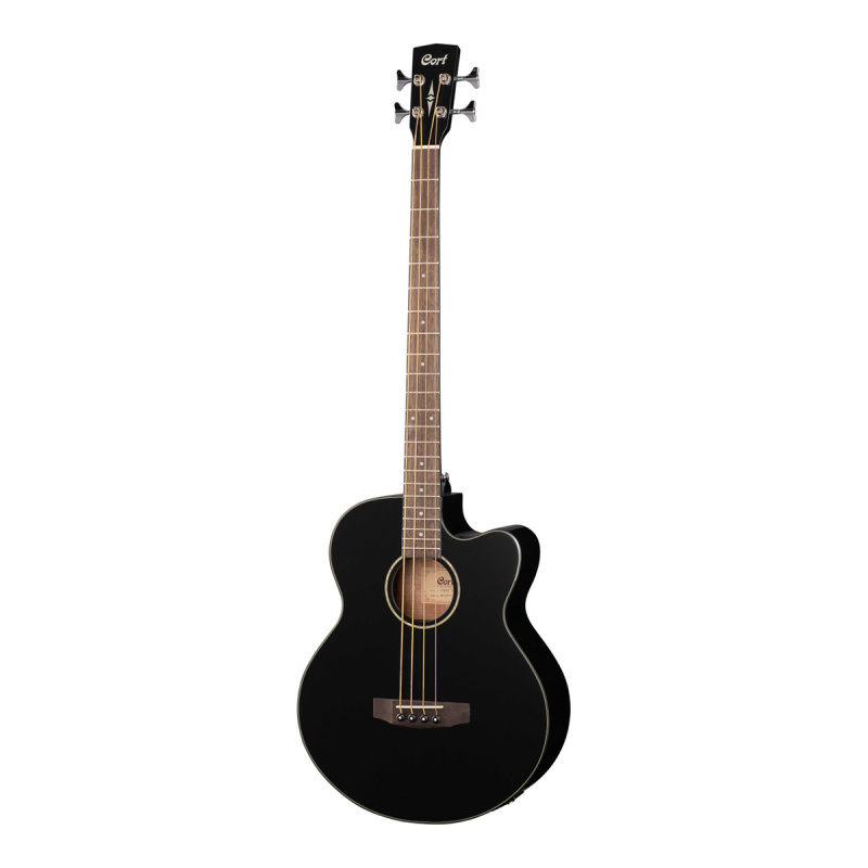 Бас-гитара электроакустическая Cort Acoustic Bass Series AB850F-BK-BAG