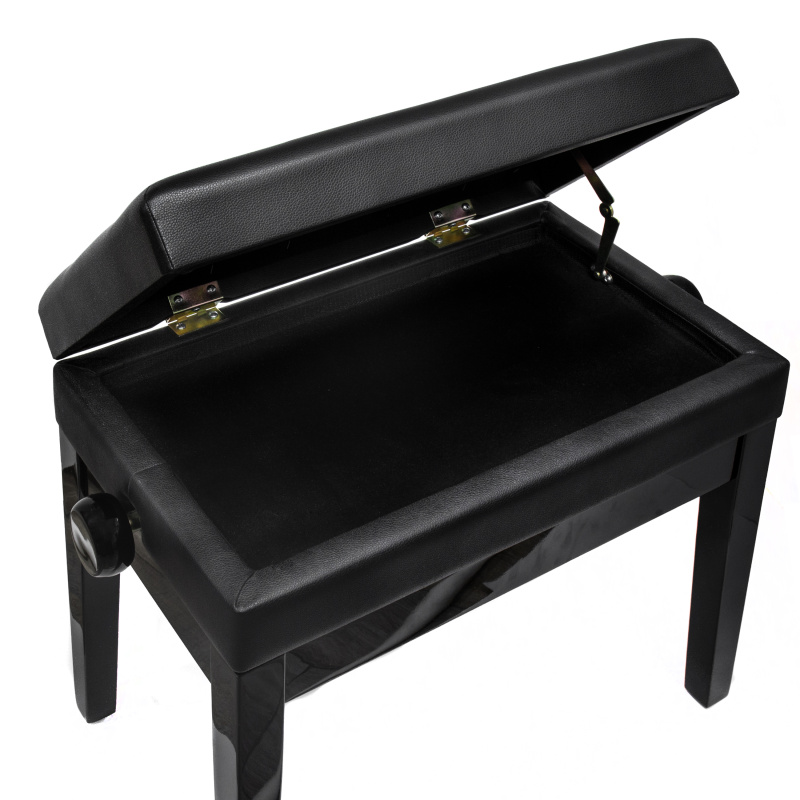Банкетка для пианино Palette HY-PJ007 черная, полированная