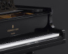 Рояль Steinway & Sons мод. O-180 1912 г. (BU) черный, полированный