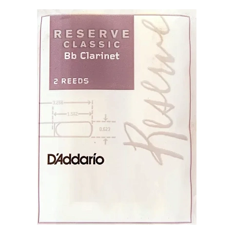 Трости для кларнета Rico Reserve Classic №3,5+ Bb (2 шт)