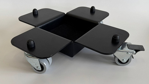 Комплект транспортировочных роликов для концертного рояля Aurora черный (3 шт) Комплект транспортировочных роликов для концертного рояля Aurora черный (3 шт)