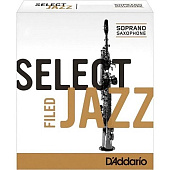 Трость для сопрано саксофона Rico Select Jazz filed №3M
