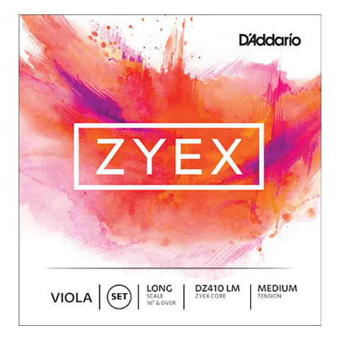 Струны для альта D'Addario Zyex DZ410 LM (4 шт)