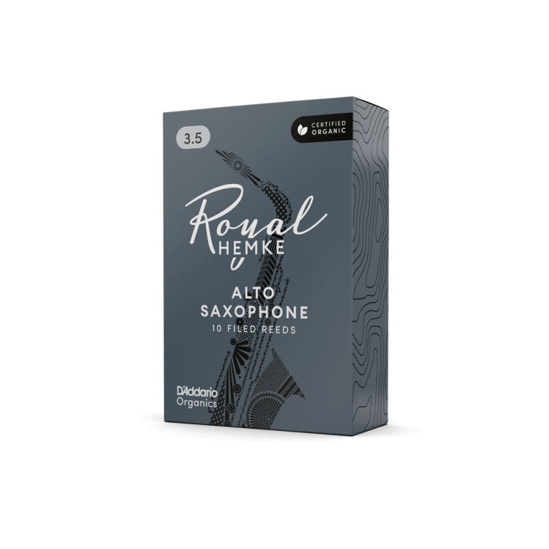Трости для альт саксофона D'Addario Organic Royal Hemke №3,5 (10 шт)