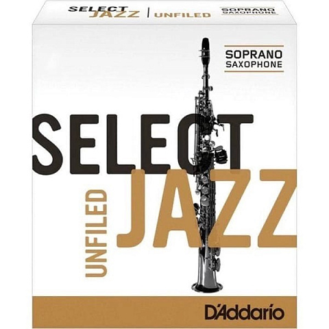 Трость для сопрано саксофона Rico Select Jazz unfiled №4S