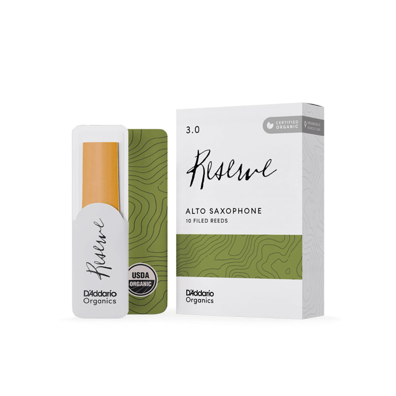 Трости для альт саксофона D`Addario Organic Reserve №3 (10 шт)