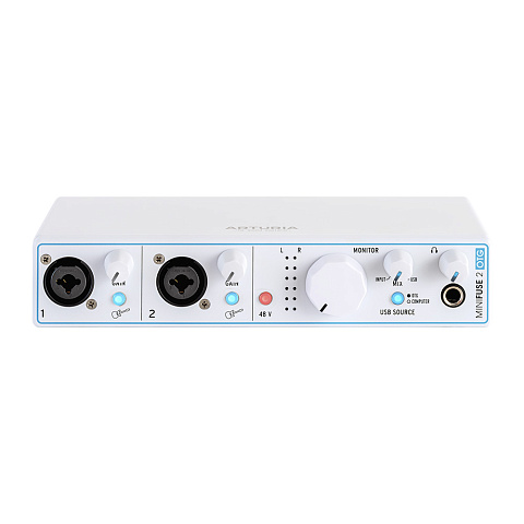 Внешняя звуковая карта Arturia MiniFuse 2 White OTG