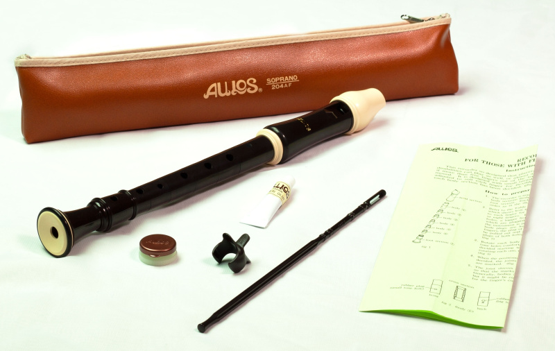 Блок-флейта Aulos 204AF пластиковая, До-сопрано