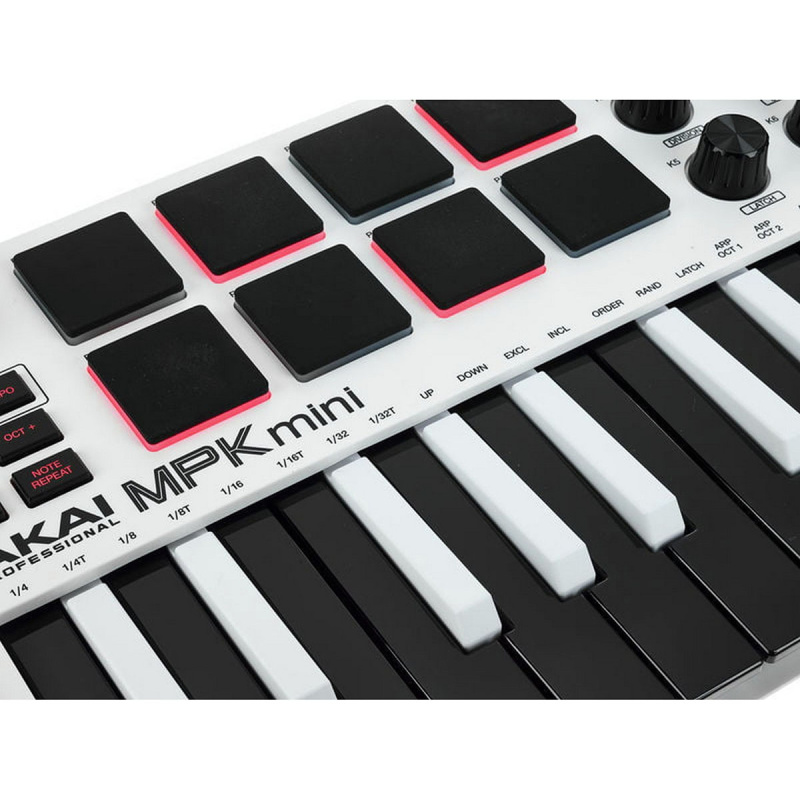 MIDI-клавиатура Akai Pro MPK mini MK3 White, 25 клавиш