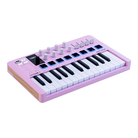 MIDI-клавиатура Arturia MiniLAB 3 Rose Quartz, 25 клавиш