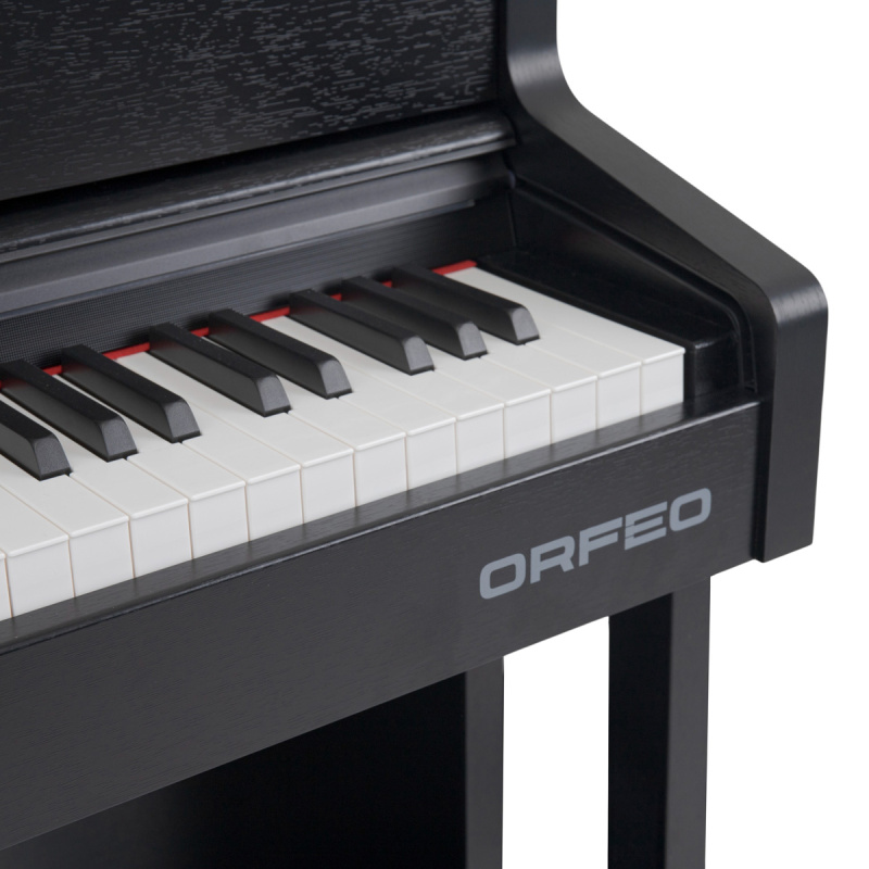 Цифровое пианино Orfeo E-12 черное, с наушниками