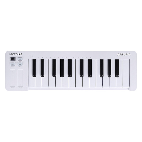 MIDI-клавиатура Arturia MicroLab 3 White, 25 клавиш