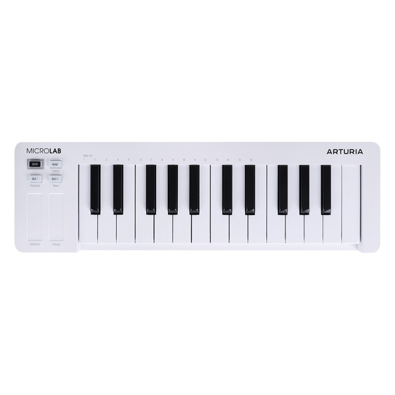 MIDI-клавиатура Arturia MicroLab 3 White, 25 клавиш